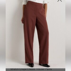Quince Stretch Crepe Classic Trouser Pants - 30 inch inseam